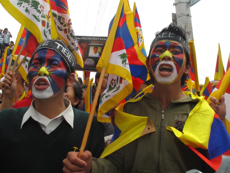 Tibetan Protest in India