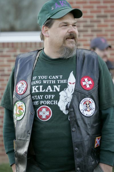 KKK meeting on Martin Luther King Day