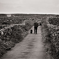 Man In Lane, Inisheer, Aran Islands, Ireland, 2007