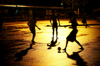 Soccer by night - Yangon (Burma)