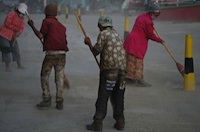 Road sweepers , Myanmar
