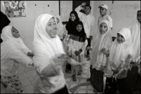Girls having fun during a game at an orphanage in Banda Aceh Indonesia